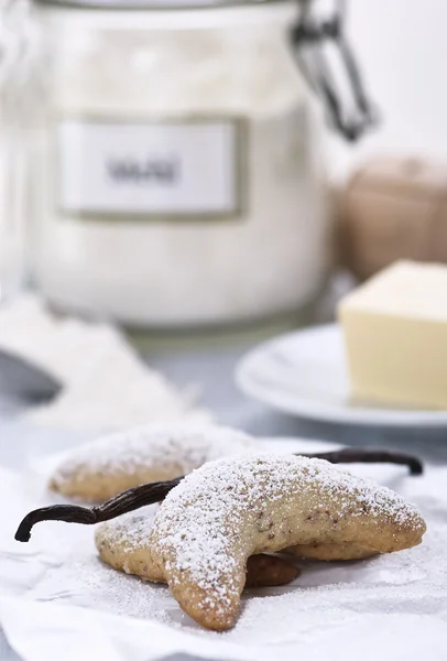 Vanilla croissants — Stock Photo, Image