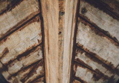 Eski ahşap teknenin arka planı ve dokusu