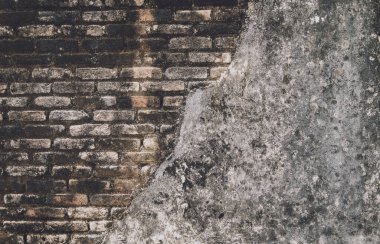 Eski taşlaşmış duvarın arka planı ve dokusu