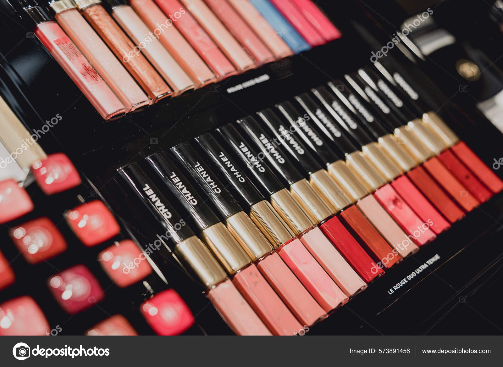 Phuket Thailand May 2022 Rows Chanel Brand Lipsticks Case Supermarket –  Stock Editorial Photo © Romaset #573891456
