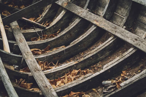 Background Texture Old Wooden Boat — Stock Photo, Image