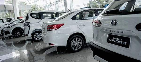 Phuket Thailand Junho 2022 Carros Showroom Concessionária Toyota — Fotografia de Stock