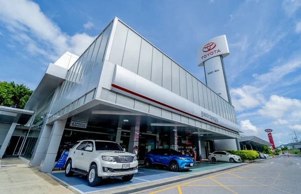 Phuket Tailandia Junio 2022 Autos Showroom Del Concesionario Toyota — Foto de Stock