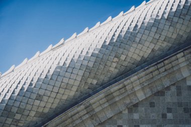 Eski taşlaşmış duvarın arka planı ve dokusu.