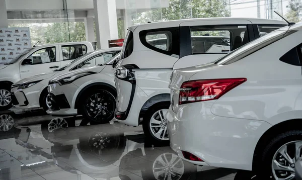 Phuket Thailand Junho 2022 Carros Showroom Concessionária Toyota — Fotografia de Stock