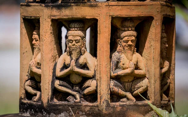 Details Fragments Old Traditional Buddhist Temple Thailand — Stock fotografie