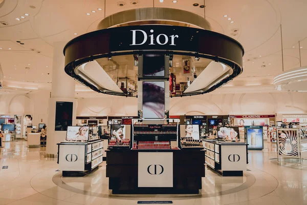 Пюкет Тайланд Мая 2022 Года Логотип Торговой Марки Dior Витрине — стоковое фото