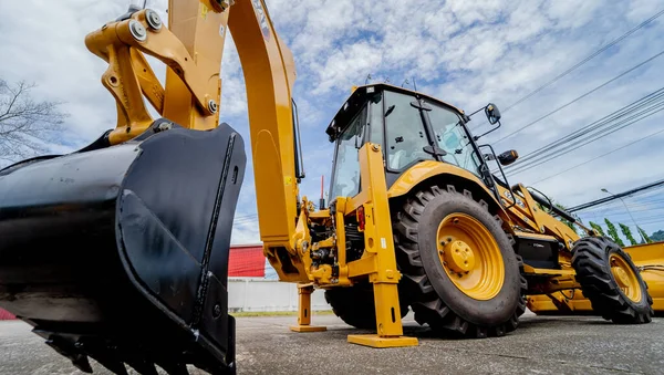 Phuket Tahailandia Junio 2022 Vehículo Equipo Pesado Caterpillar Área Exhibición — Foto de Stock