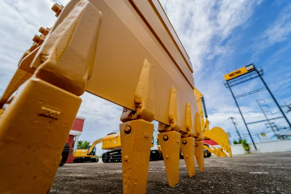 Phuket Tahailand June 2022 Caterpillar Heavy Duty Equipment Vehicle Display — Stock Photo, Image