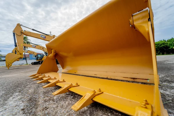 Phuket Tahailandia Junio 2022 Vehículo Equipo Pesado Caterpillar Área Exhibición —  Fotos de Stock