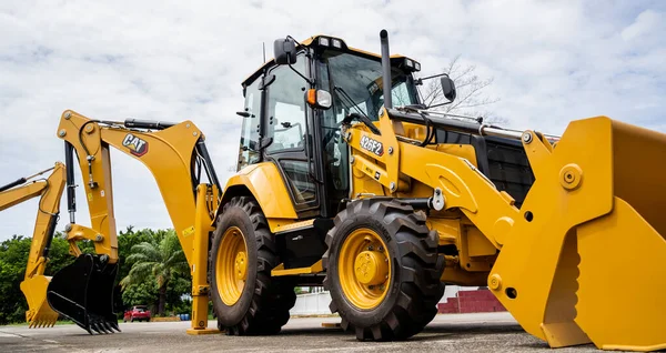 Phuket Tahailandia Junio 2022 Vehículo Equipo Pesado Caterpillar Área Exhibición — Foto de Stock