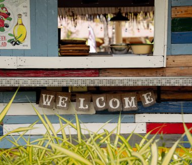 Arka plan ve eski ahşap duvar dokusu.