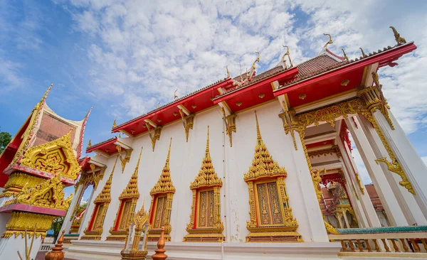 Ancien Temple Bouddhiste Traditionnel Thaïlande — Photo