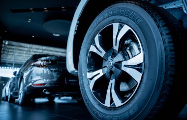PHUKET, THAILAND - HAZİRAN 05, 2022: Otomobil galerisi Mazda.