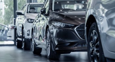 PHUKET, THAILAND - HAZİRAN 05, 2022: Otomobil galerisi Mazda.