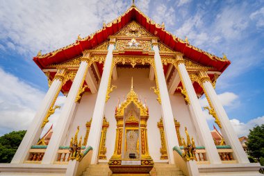 Tayland 'daki eski bir Budist tapınağı..