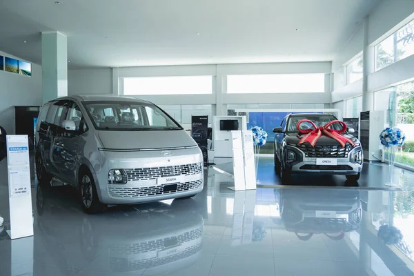 Phuket Thailand August 2022 Cars Showroom Dealership Hyundai — 图库照片