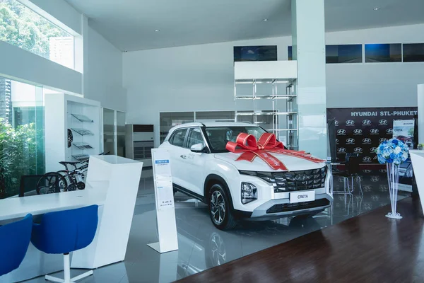 Phuket Thailand August 2022 Cars Showroom Dealership Hyundai — Stok fotoğraf