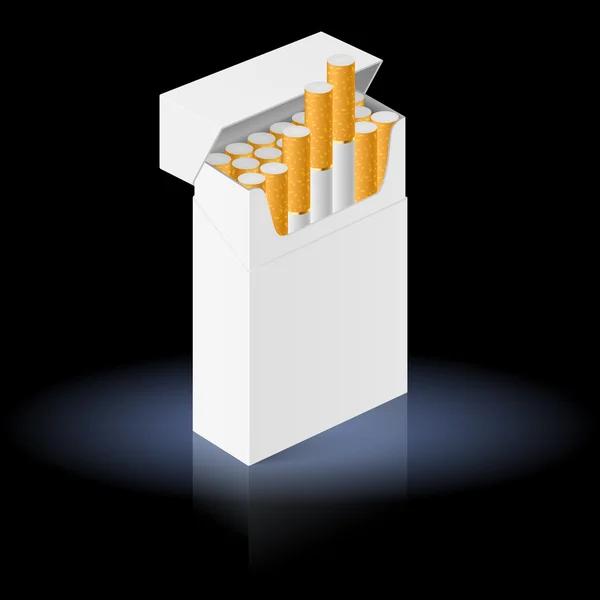 タバコのパック — ストックベクタ