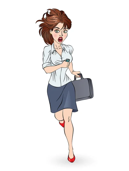 Business woman — Stock Vector