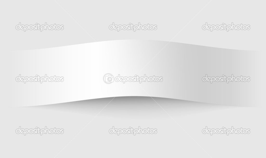 Paper board shadows. Illustration for design on white background