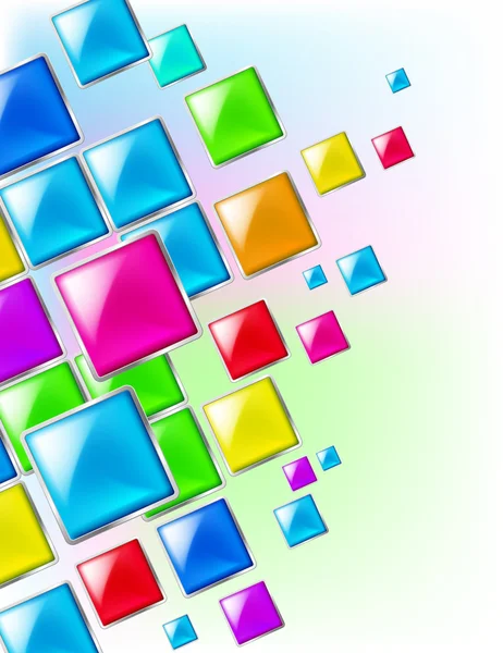 Quadrates dans diverses combinaisons — Image vectorielle