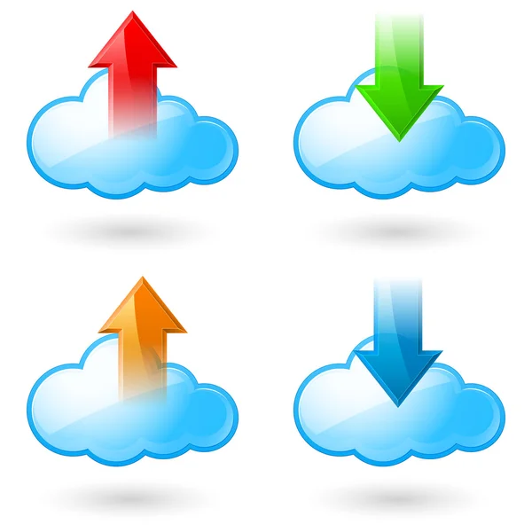 Nubes — Archivo Imágenes Vectoriales