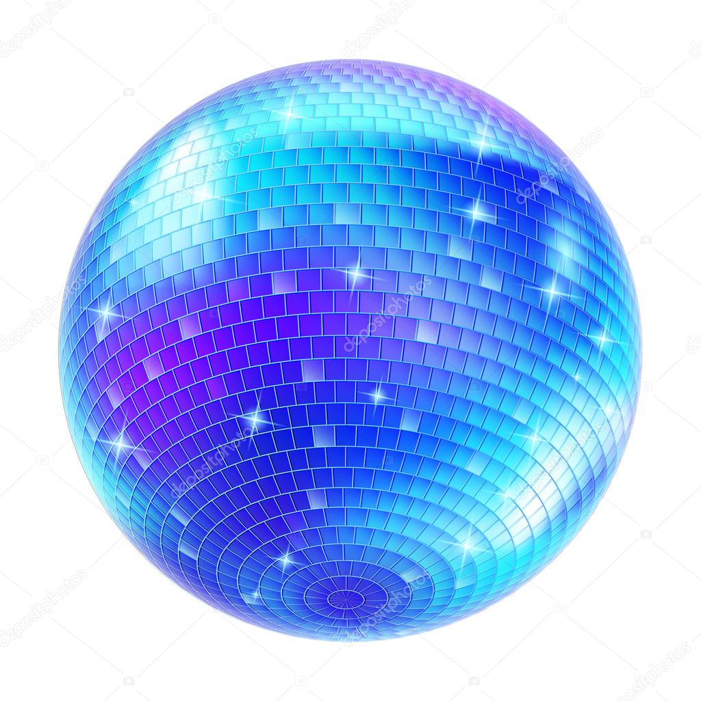 Mirror disco ball vector