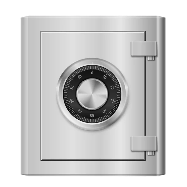 Vector steel safe — Stock Vector