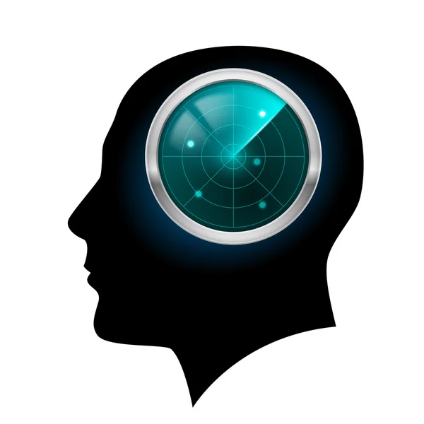 Man head silhouette — Stock Illustration Man head silhouette Royalty Free Stock Illustrations