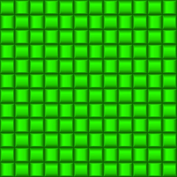 Grüne quadratische abstrakte Hintergrund — Stockvektor