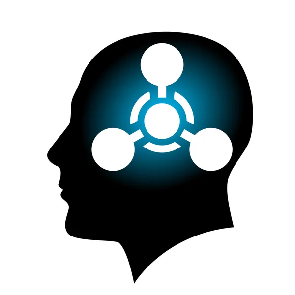 Raster version. Human face with Chemical Weapon sign. Illustration on white background — Stock Illustration Raster version. Human face with Chemical Weapon sign. Illustration on white background Royalty Free Stock Vectors