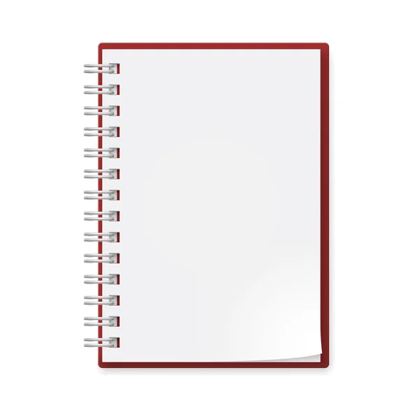 Realistische notebook — Stockvector