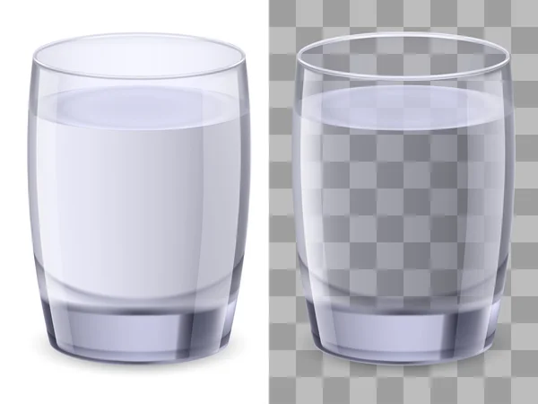 Vaso de agua — Vector de stock