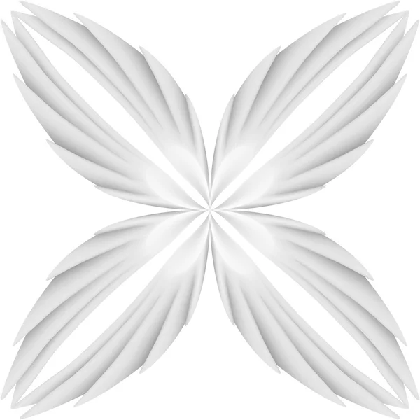 Białe skrzydła — Wektor stockowy