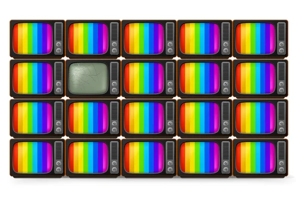 Retro tv — Archivo Imágenes Vectoriales