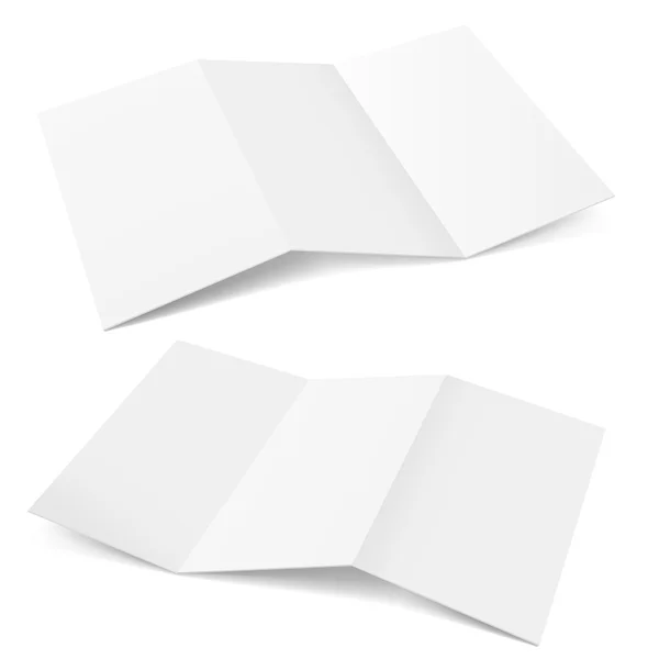 Papel dobrado. Ilustração sobre fundo branco para design criativo . — Vetor de Stock