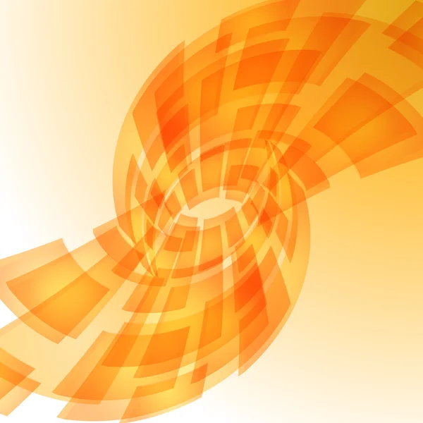 Fundo digital laranja abstrato — Vetor de Stock