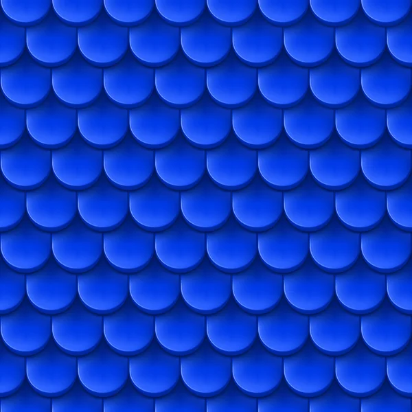 Fond abstrait avec motif de tuiles de toit de couleur bleu foncé . — Image vectorielle