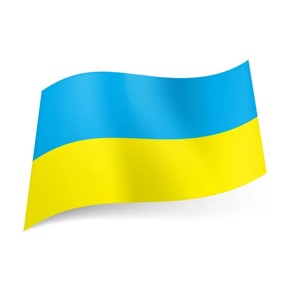 Ukraine state flag. — Stock Vector