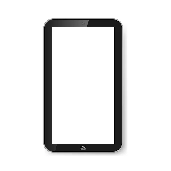 Tableta con pantalla en blanco . — Archivo Imágenes Vectoriales
