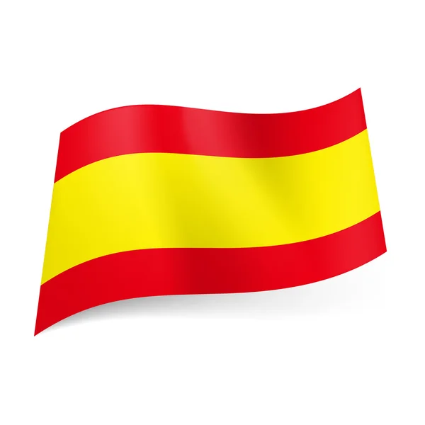 Drapeau d'État de l'Espagne . — Image vectorielle