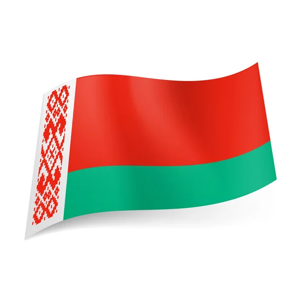 Bandeira estatal de Belarus —  Vetores de Stock