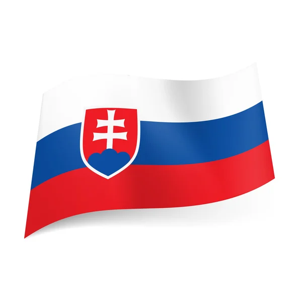 State flag of Slovakia. — Stock Vector