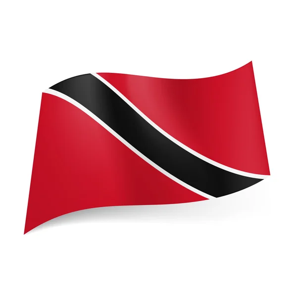 Staatsflagge von Trinidad und Tobago. — Stockvektor