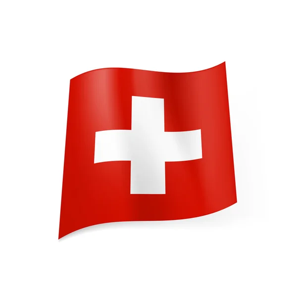 Bandera del Estado de Suiza . — Archivo Imágenes Vectoriales