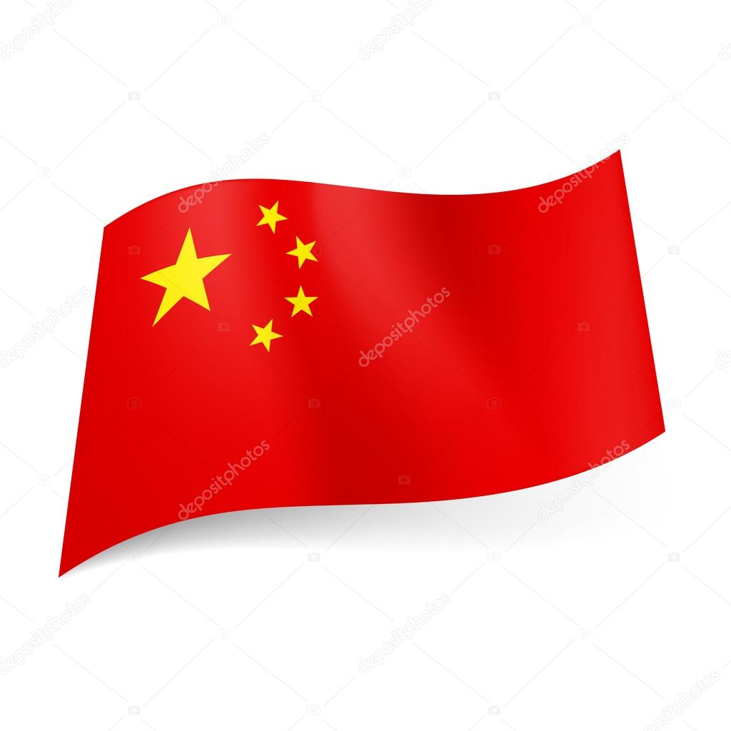State flag of China.