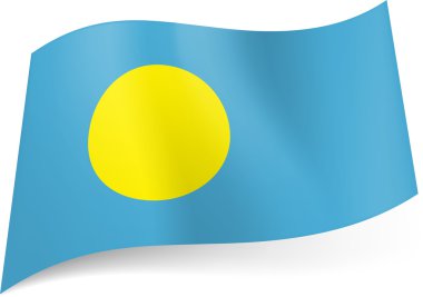 palau Cumhuriyeti Devlet bayrağı.