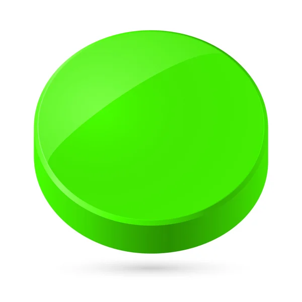 Disque vert . — Image vectorielle