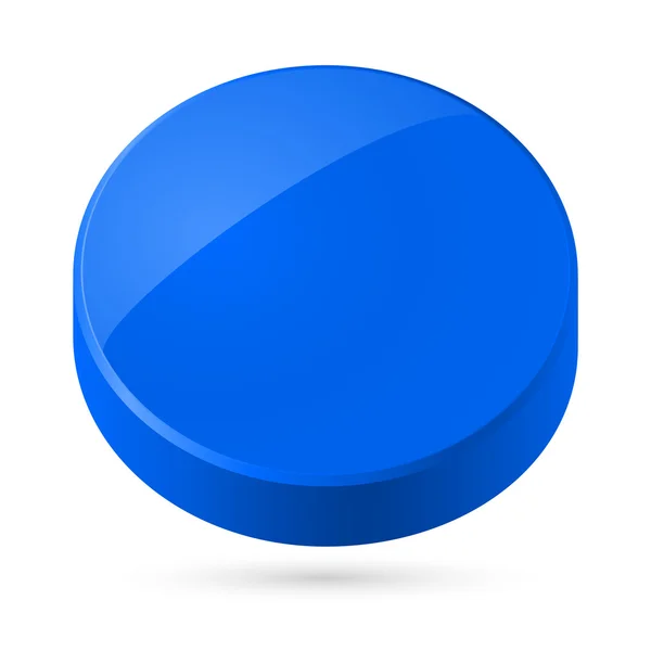 Disco azul . — Vector de stock
